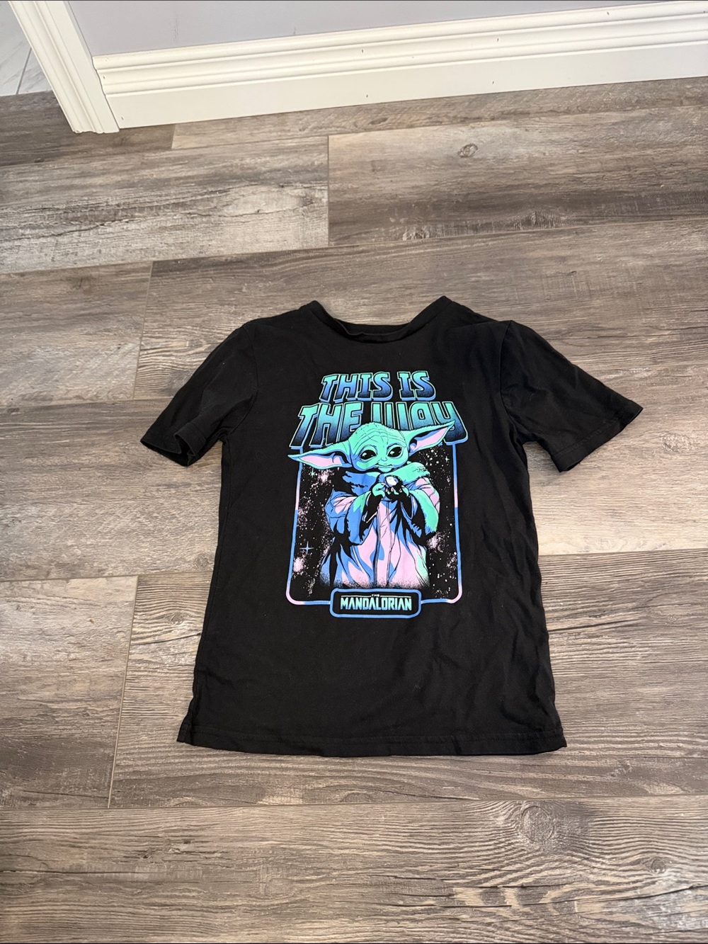 Star Wars The Mandalorian "This Is The Way" Kids Graphic Tee - Black